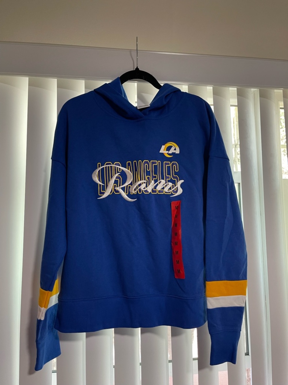 NFL Los Angeles Rams Blue Crewneck with Gold & White Accents